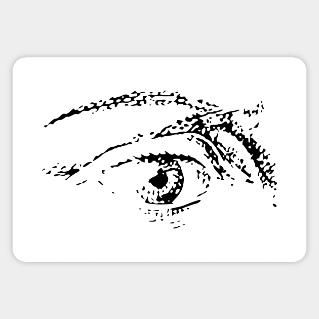 The Eye Sticker by xam